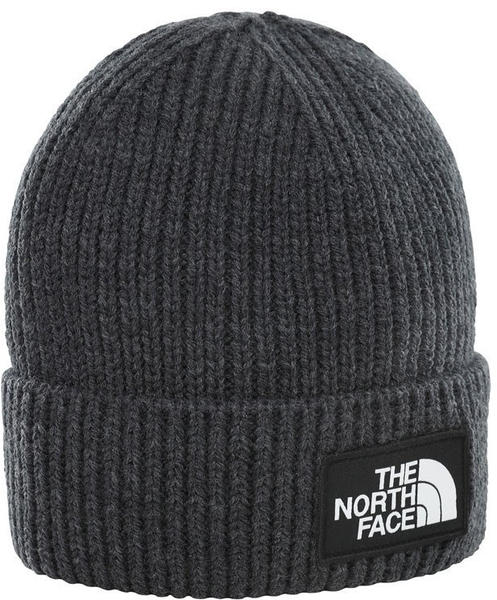 The North Face Logo Box Cuff Beanie grey