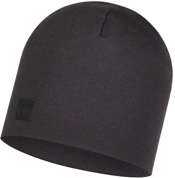Buff Merino Wool Thermal Hat solid black