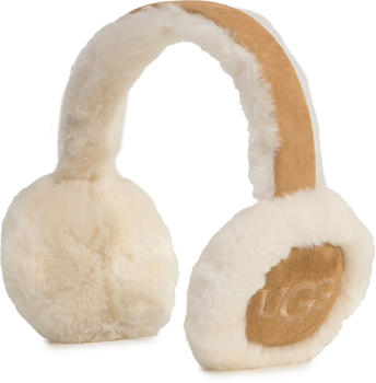UGG Sheepskin Embroidery Earmuff beige