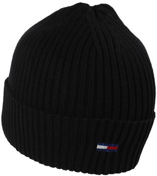 Tommy Hilfiger Essential Organic Cotton Beanie (AW0AW10705) black