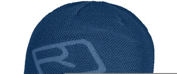 Ortovox Merino Logo Knit Beanie petrol blue