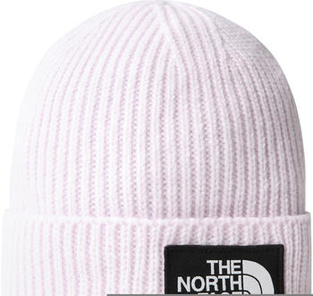 The North Face Logo Box Cuff Beanie (NF0A3FJX) lavender