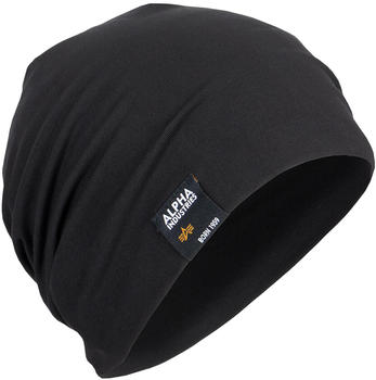 Alpha Industries Jersey Beanie black (106905-003)