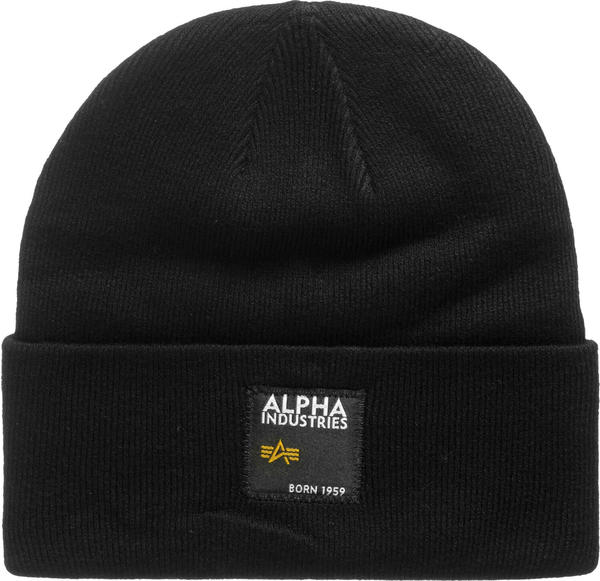 Alpha Industries Label Beanie black (118934-003)