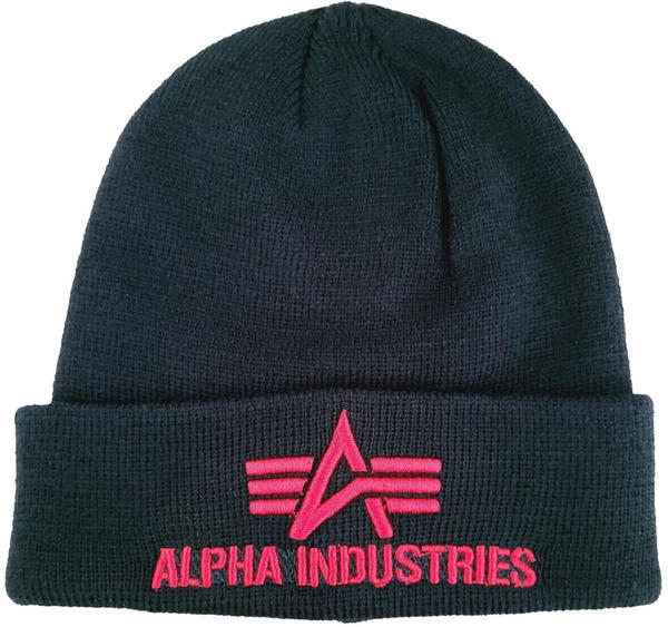Alpha Industries 3d Beanie black (168910-094)