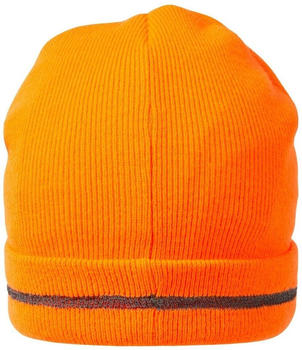 Nitras 730 Strick-Beanie neonorange