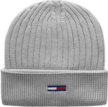Tommy Hilfiger Flag Embroidery Beanie (AW0AW12628) silver grey heather
