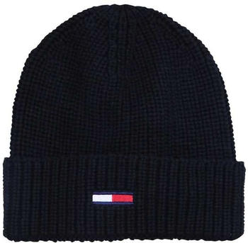 Tommy Hilfiger Rib-Knit Flag Beanie black