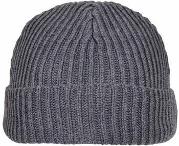 Build Your Brand Recycled Fisherman Beanie (BY154) Asphalt