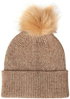Pieces Bina Wool Fold Up Beanie (17126845) fossil