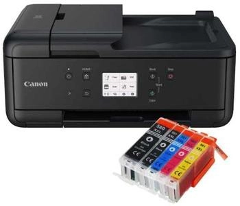 Canon PIXMA TR7650 mit 5 kompatiblen Patronen