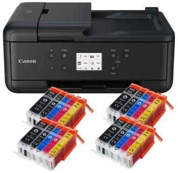 Canon PIXMA TR7650 mit 20 kompatiblen Patronen