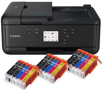 Canon PIXMA TR7650 mit 15 kompatiblen Patronen