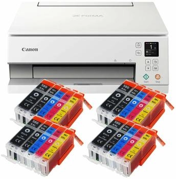 Canon PIXMA TS6351a weiß mit 20 kompatiblen XXL Patronen