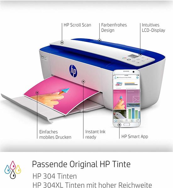 HP Deskjet 3760 (T8X19B) Test 44/100 (ausreichend)