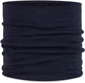 Buff Heavyweight Merino Wool solid blue indigo