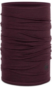 Buff Lightweight Merino Wool solid garnet