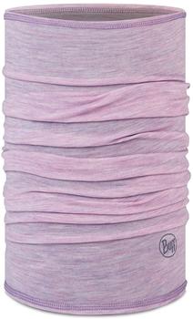 Buff Lightweight Merino Wool multi stripes lilac sand