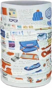 Buff Coolnet UV Multifunktionstuch Camino Guia Peregr Wei&szlig; (134424.555.10.00)