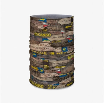 Buff CoolNet UV Multifunktionstuch Camino de Santiago Destinos braun (134426.325.10.00)