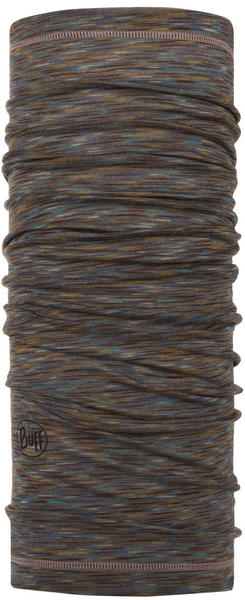 Buff Lightweight Merino Wool fossil multi stripes