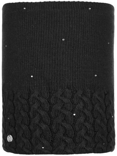 Buff Knitted & Polar Fleece Neckwarmer Elie black