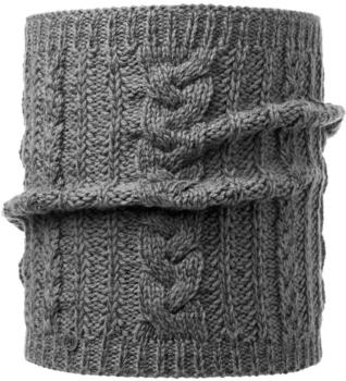 Buff Knitted Neckwarmer Comfort Darla grey pewter