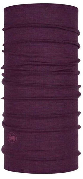 Buff Lightweight Merino Wool purplish stripes
