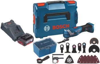 Bosch GOP 18V-34 (1x 4,0 Ah + Ladegerät + L-Boxx + 17tlg. Zubehör-Set)