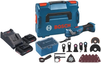 Bosch GOP 18V-34 (2x 4,0 Ah ProCore + Ladeger&auml;t + L-Boxx + 17tlg. Zubeh&ouml;r-Set)