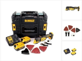 DeWalt DCS355M2 + 2x Akku 4,0 Ah + Ladegerät + Zubehör + TSTAK
