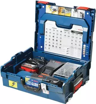 Bosch GOP 18V-28 Professional (2 Akkus in L-Boxx + Zubehör-Set)