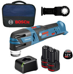 Bosch GOP 12V-28 ( 2x 2,0 Ah Akku + Ladegerät im Softbag )