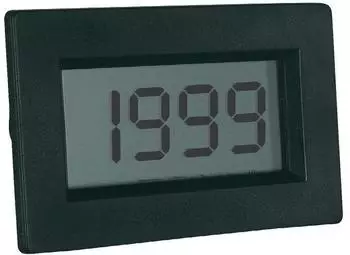 PeakTech Digital Einbau Voltmeter / Amperemeter 2000 Counts 1 Stück LDP-135 Schwarz Grün
