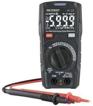 Voltcraft VC-23 Hand- digital CAT III 600 V Anzeige (Counts): 6000