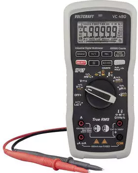 Voltcraft VC 480 Digital-Hand-Multimeter Wasserdicht IP67, LoZ CAT IV 1000V (VC-16821325)