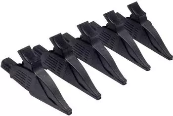 Chauvin Arnoux Krokodilklemme 4mm CAT III/IV schwarz (P01102099)