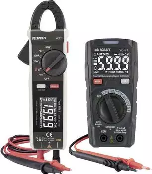 Voltcraft VC-23 + VC-331 Hand-Multimeter Set digital CAT III 600V (VC-15313340+VC-14465985)
