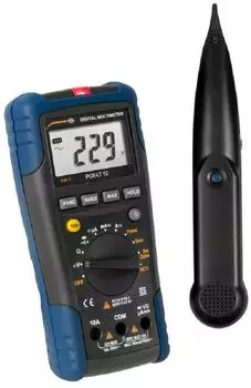 PCE Instruments LAN-Tester PCE-LT 12 mit Amperemeter und kontaktloser Spannungserkennung (PCE-LT 12)