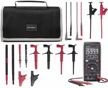 Voltcraft VC-272 Multimeter mit MLSet-100 Messleitungen und Tasche (VC-12884310+VC-18652745)