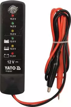 Yato Batterielade- und Spannungstester 12V (YT-83101)