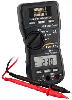 PCE Instruments PCE-LT 15 LAN-Tester mit Digitalmultimeter (PCE-LT 15)