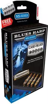 Hohner Blues Harp 5er-Pack (C- D- E- G- A-Dur)