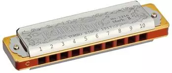 Tombo Folk Blues MKII Mundharmonika, Major Diatonic, E-Dur (1210E)