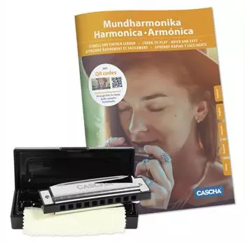 Cascha HH 1600 Mundharmonika mit Buch und MP3-CD (HH1600)