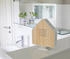Northpoint Naturgeräuschebox mit Vogelzwitscher aus Echtholz weißesche