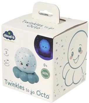Cloud B Twinkles To Go Octo Nachtlicht Pastellblau (CB1100-BL)