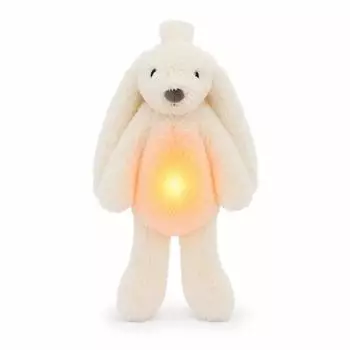 ZAZU Ro der Hase Baby-Schlafhilfe, Nachtlicht, beruhigende Geräusche, Weißsensor (ZA-RO-03)