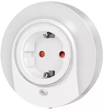 LogiLink LED Nachtlicht/Beleuchtung mit Dämmerungssensor ohne Steckdosenverlust LED012