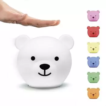 ZAZU Bor Nachtlicht für Kinder, 9 Farben, USB-C wiederaufladbar (ZA-BOR-01)